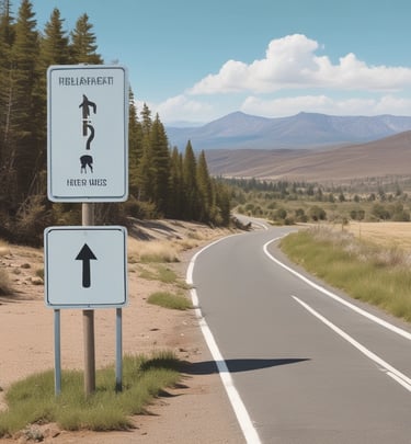 A beginner driver attentively practicing steering on a quiet city street during daylight