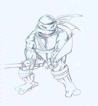 Leonardo de Las Tortugas Ninja (TMNT)