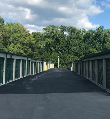 Some of the exterior storage at Alcoa Road Storage
