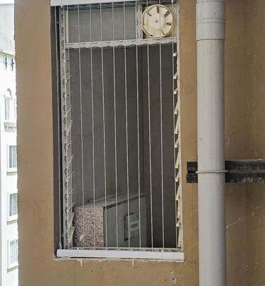 Installation process of invisible grills in Kodambakkam