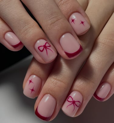 Kalėdinis manikiūras