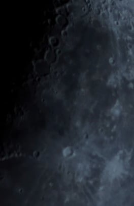 Zoomed in of the moon 11/1/26