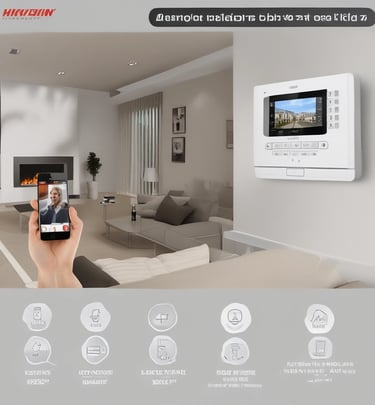 A sleek, modern webcam with a cylindrical design and a metallic finish is positioned next to a white box featuring the text 'The webcam, reinvented'. The background is dark, allowing the product and box to stand out vividly.