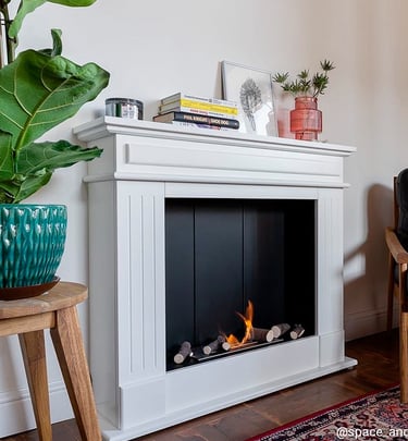 Chimeneas de bioetanol NOVEMBER TÜV WHITE