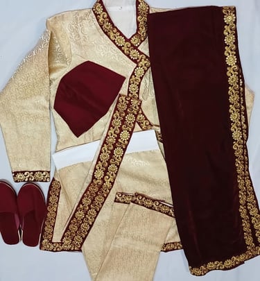 wedding daura suruwal set
