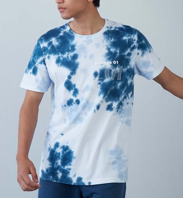 tie dye cotton t-shirt