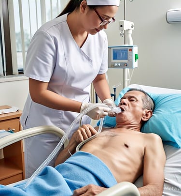 Physiotherapy for ventilator support patients.