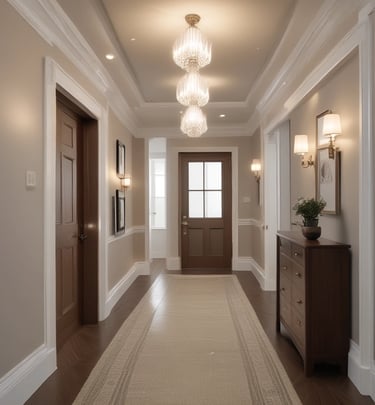 Finished kitchen lighting installation showcasing recessed LED lights