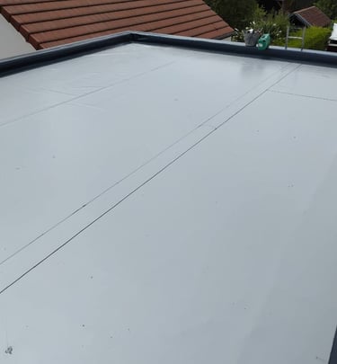 étanchéité avec membrane PVC