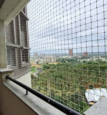 Balcony safety nets in nagarbhavi