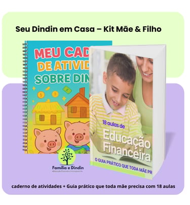 kit de livros sobre educação financeira