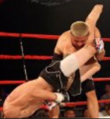 reverse arm bar for a title win