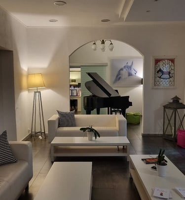 Interno del Ristorante LUV, Fiumaretta con Mauro Ricciardi