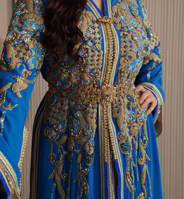jabador - mode marocaine traditionnelle - caftan artisanal marocain - collection caftan marocain - b