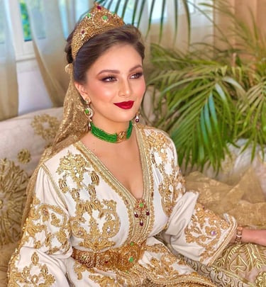 jabador - mode marocaine traditionnelle - caftan artisanal marocain - collection caftan marocain - b