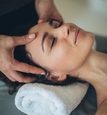 massage du cuir chevelu