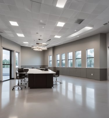 Exterior shot of a home in Davenport with newly painted white walls and modern trim details