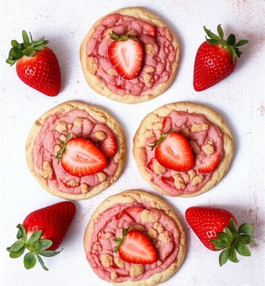 how to make strawberry crunch cookies