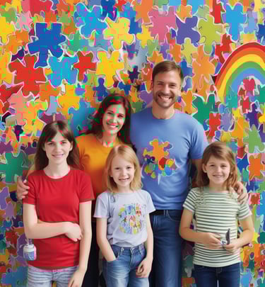 A large group of people gathered in a public demonstration, holding signs with messages related to empowerment and protest. The crowd is diverse, with individuals displaying expressions of determination and solidarity. Many participants are wearing purple clothing or accessories, and one prominently holds a heart-shaped sign.