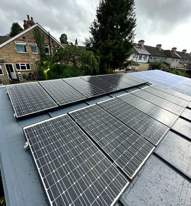 Solar Panel installation in Sunbury, Surrey