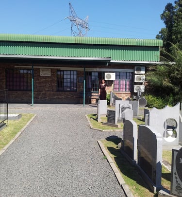 View of Tegg's Granite Reception and display area