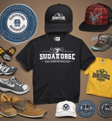 A modern fashion retail store with a minimalist facade. The storefront features a large glass window displaying a clothing rack with various garments, including shirts, pants, and dresses in pastel and neutral colors. The exterior wall is covered in dark gray tiles, with a small, rectangular window reflecting a tree.