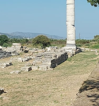 Bezoek de tempel van Hera op Samos