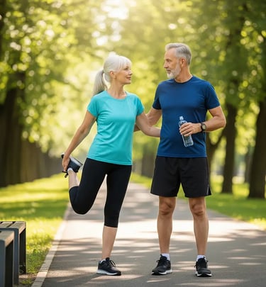 corredores com mais de 60 anos