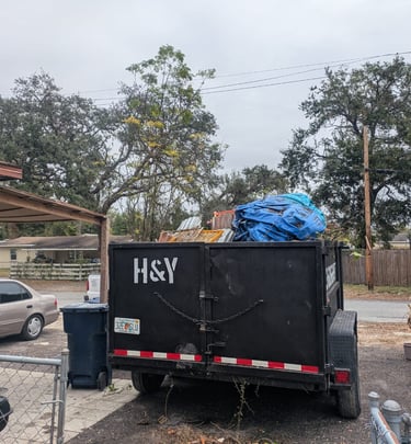 Dumpster Trailer Rental and junk removal