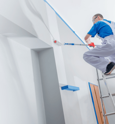 Cleanmax delivering expert interior and exterior painting for newbuilds.