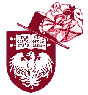 Mary McDowell's hat on University of Chicago shield