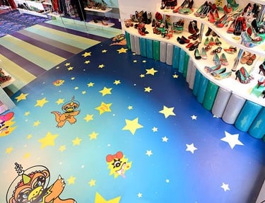 Bespoke Exhibition Stand Vinyl Flooring