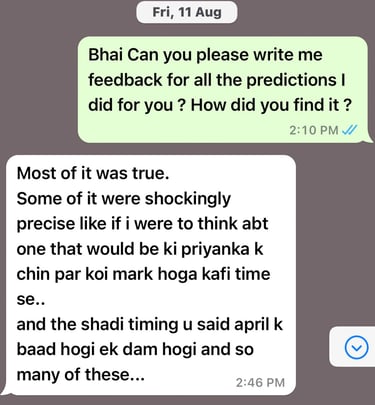 Marriage astrology prediction