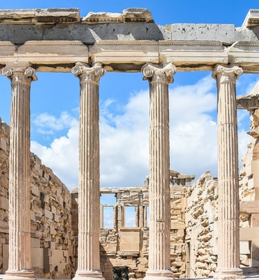 group of columns acropolis