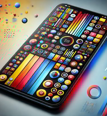 Auf dem Foto ist ein Smartphone samt Apps zu sehen.
