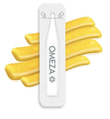 a pouch of Omeza product