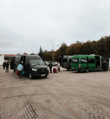 Komfortiškas mikroautobusas kelionei į Vokietiją – Gero kelio transportas