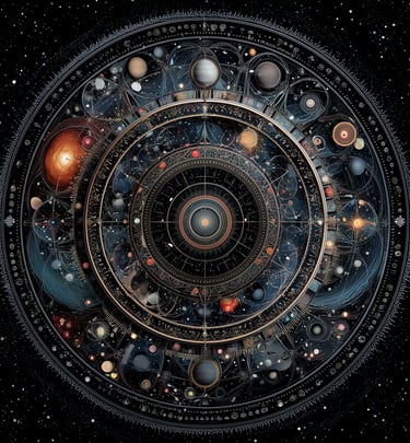 a circular clock with a clock on it