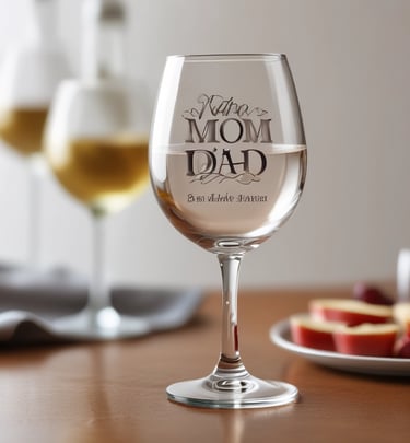 Glass coaster with an intricate laser-cut design glowing under soft light