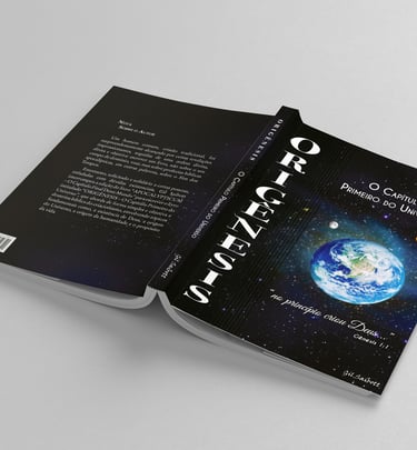 design de capa e contracapa completa