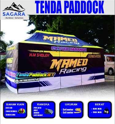 tenda paddock berbagai macam ukuran dari pabrik tenda sagara outdoor