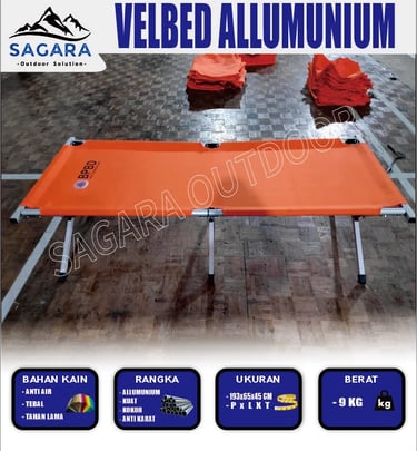 Velbed allumunium ringan kuat kokoh dan tahan lama