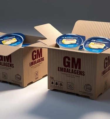 Caixa de Papelão para Laticínios