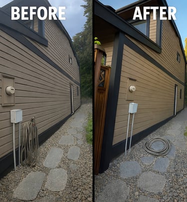 Residential painting project in Delta