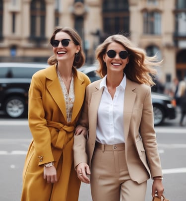 A client and Cybele Zanin discussing style choices in a cozy, inviting consultation space.