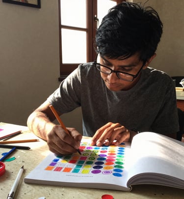 An NGO team distributing supplies in a rural village, greeted warmly by grateful locals.