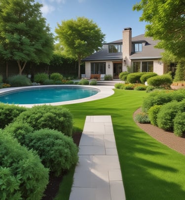 A beautifully renovated living room showcasing modern interior design.