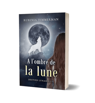 Mockup A l'ombre de la lune, saga Destins Lunaires - Rubenia Timmerman.