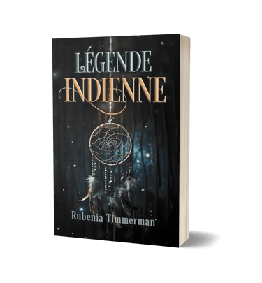 Mockup Légende Indienne, saga Destins Lunaires - Rubenia Timmerman.