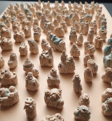 Branded camping chairs arranged around a campfire, showcasing comfort and promotional appeal